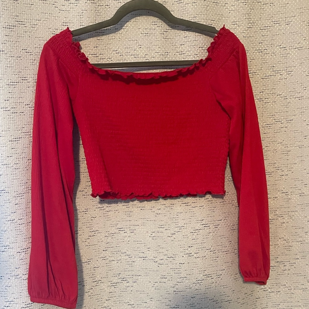 Red Crop Top - Picture 4 of 4